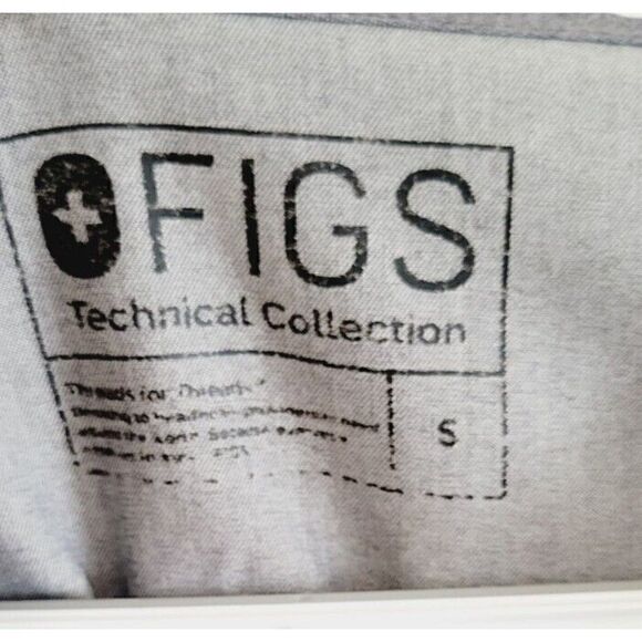 Figs Casma Scrub Top Three Pocket Short Sleeve Graphite Grey FW1100 Size Small - Picture 3 of 10